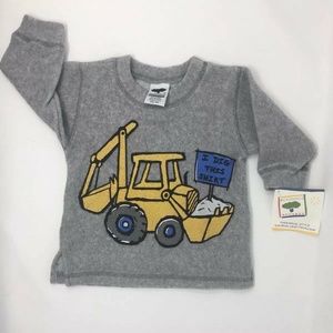 Mulberribush Boys Long Sleeve Gray Sweatshirt, size 12m
